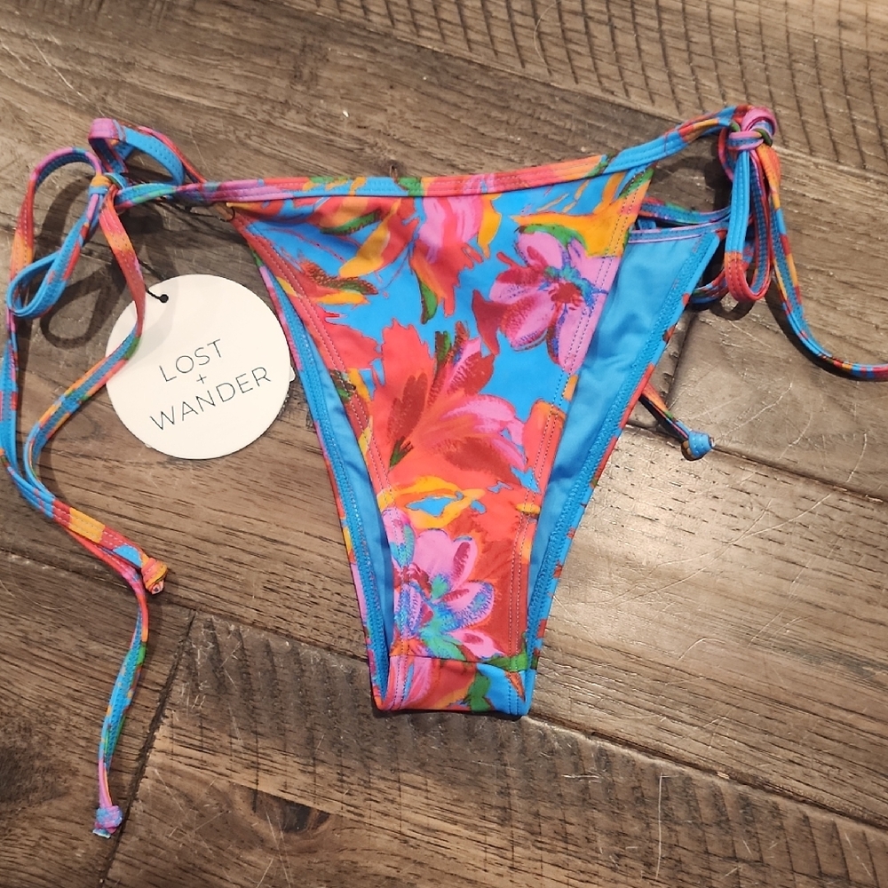Lost + Wander Tropical Floral Bikini Bottom